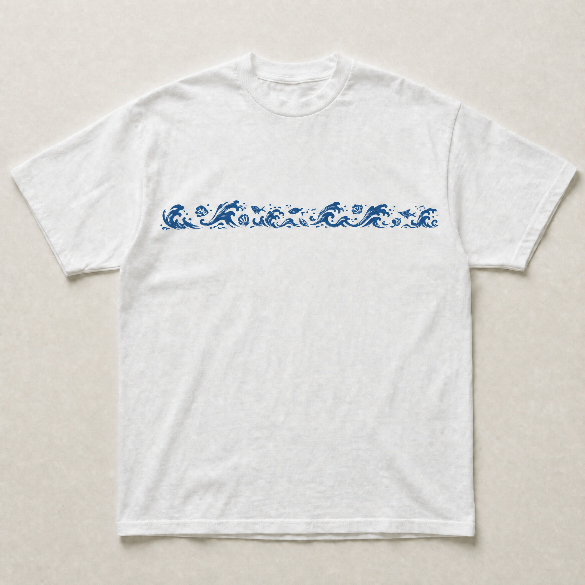 Ocean waves tee