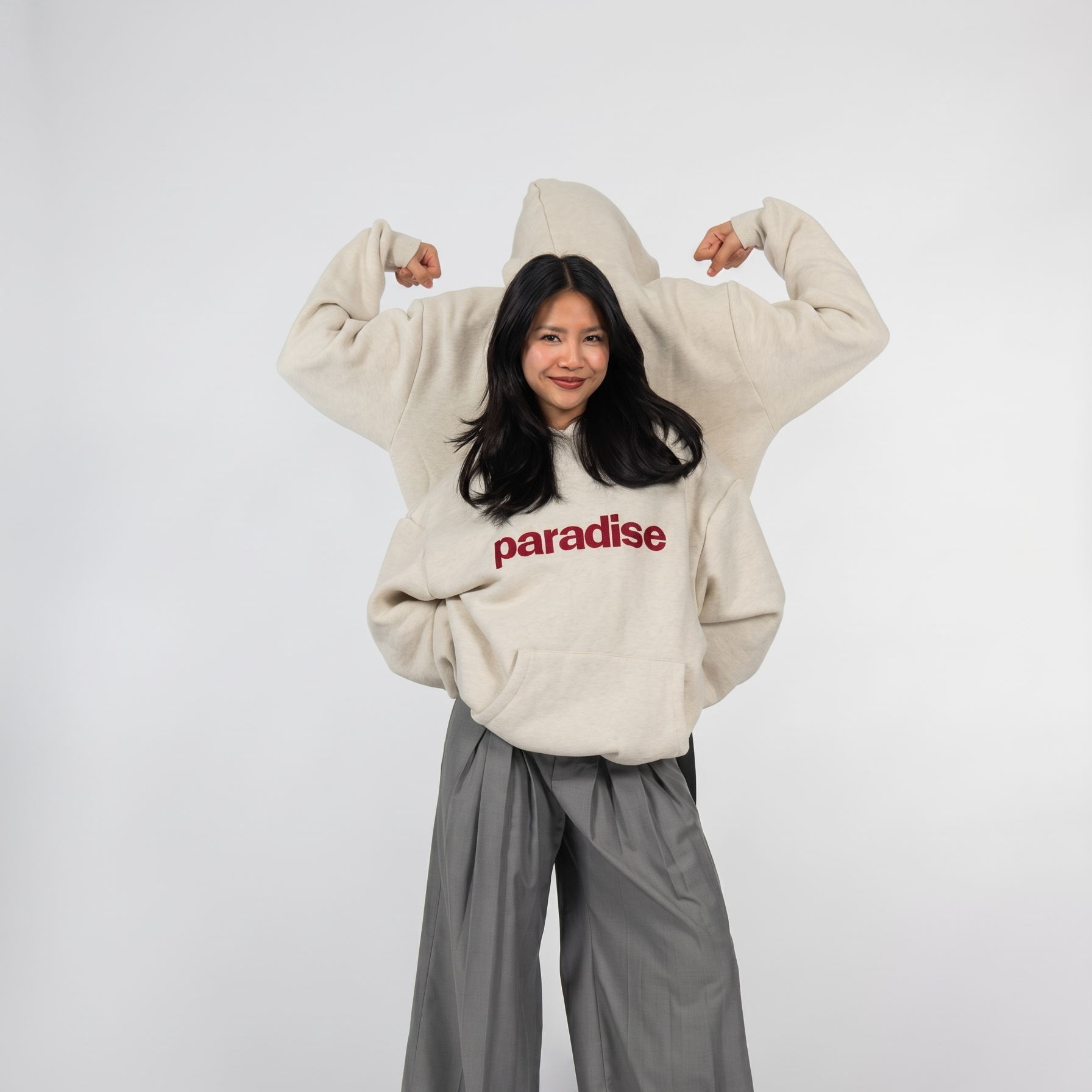 Paradise hoodie - detail view