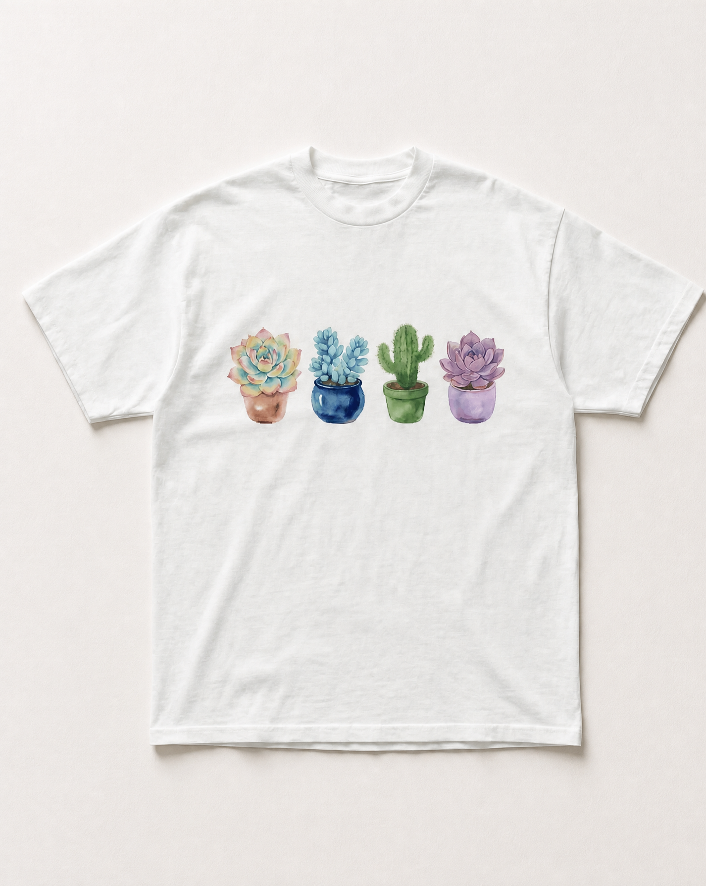 Coloured plants heavyweight tee