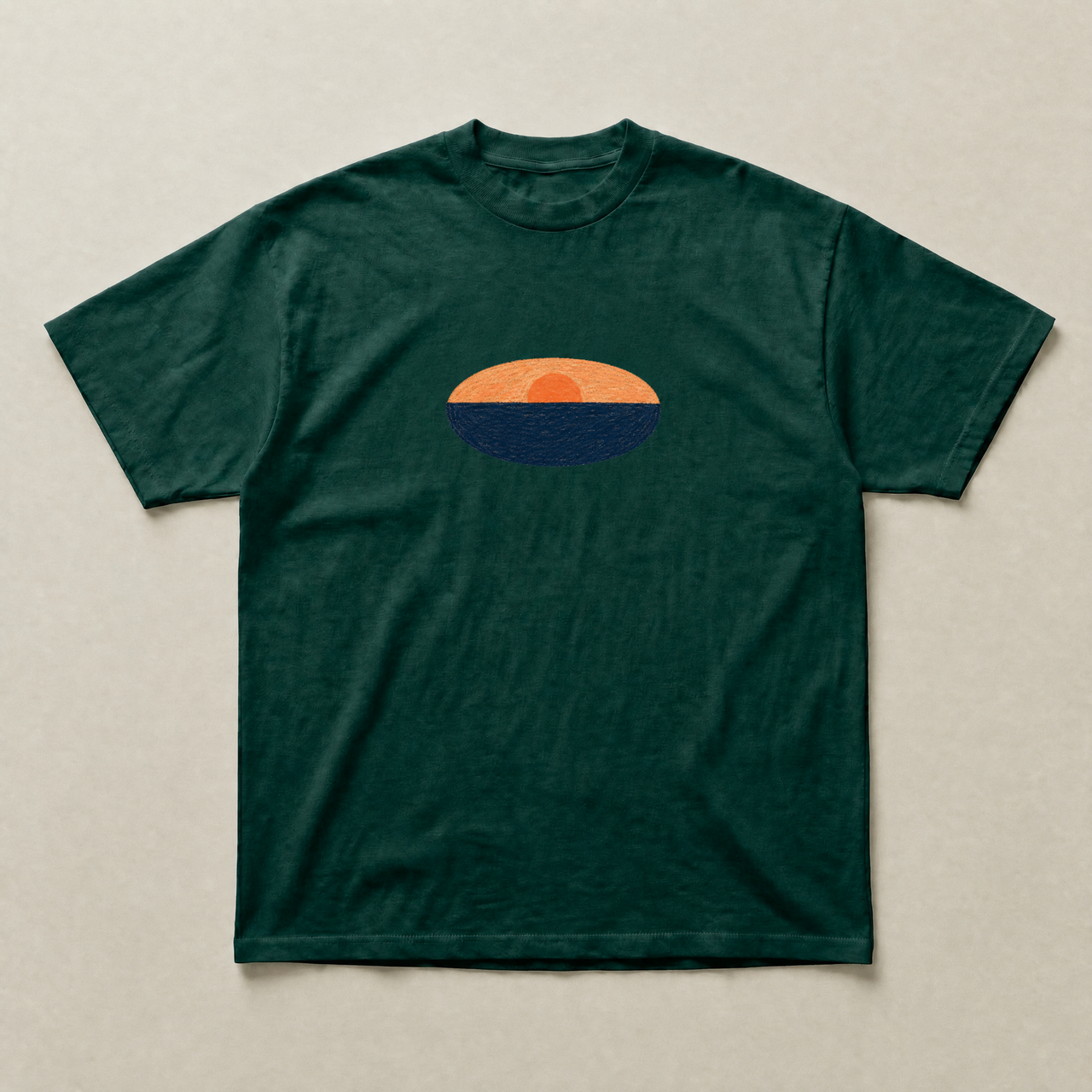 Quiet sunset tee