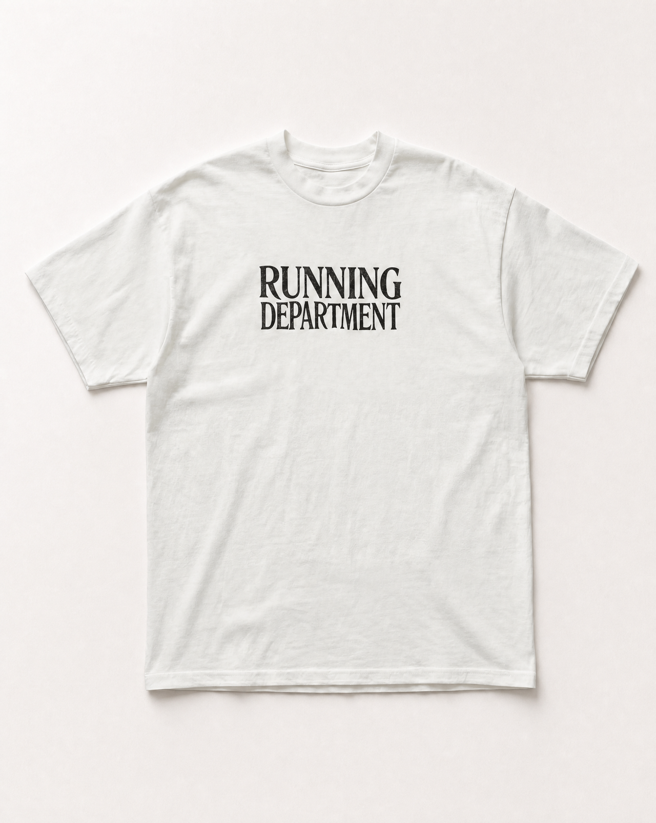 Running department heavyweight tee