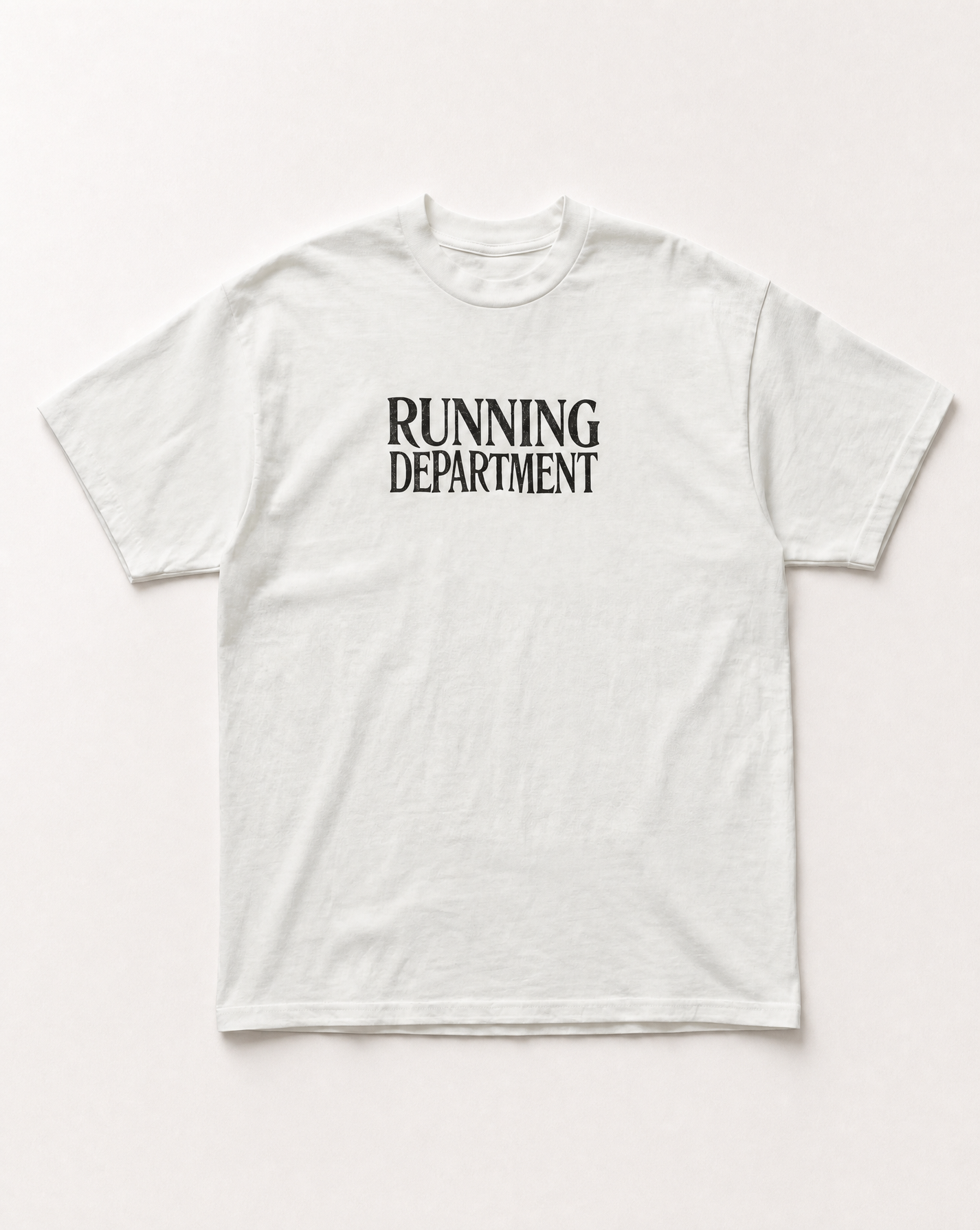 Running department heavyweight tee