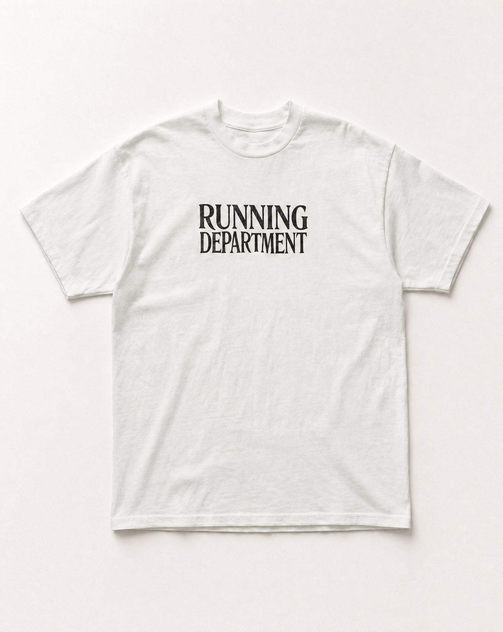 Running department heavyweight tee