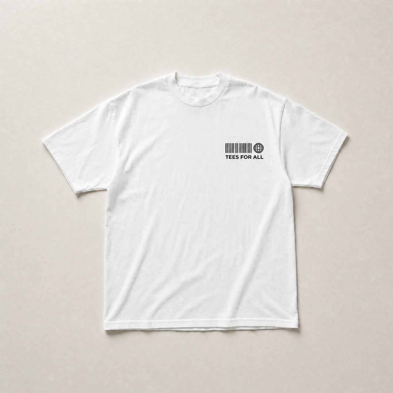 Small logo tee