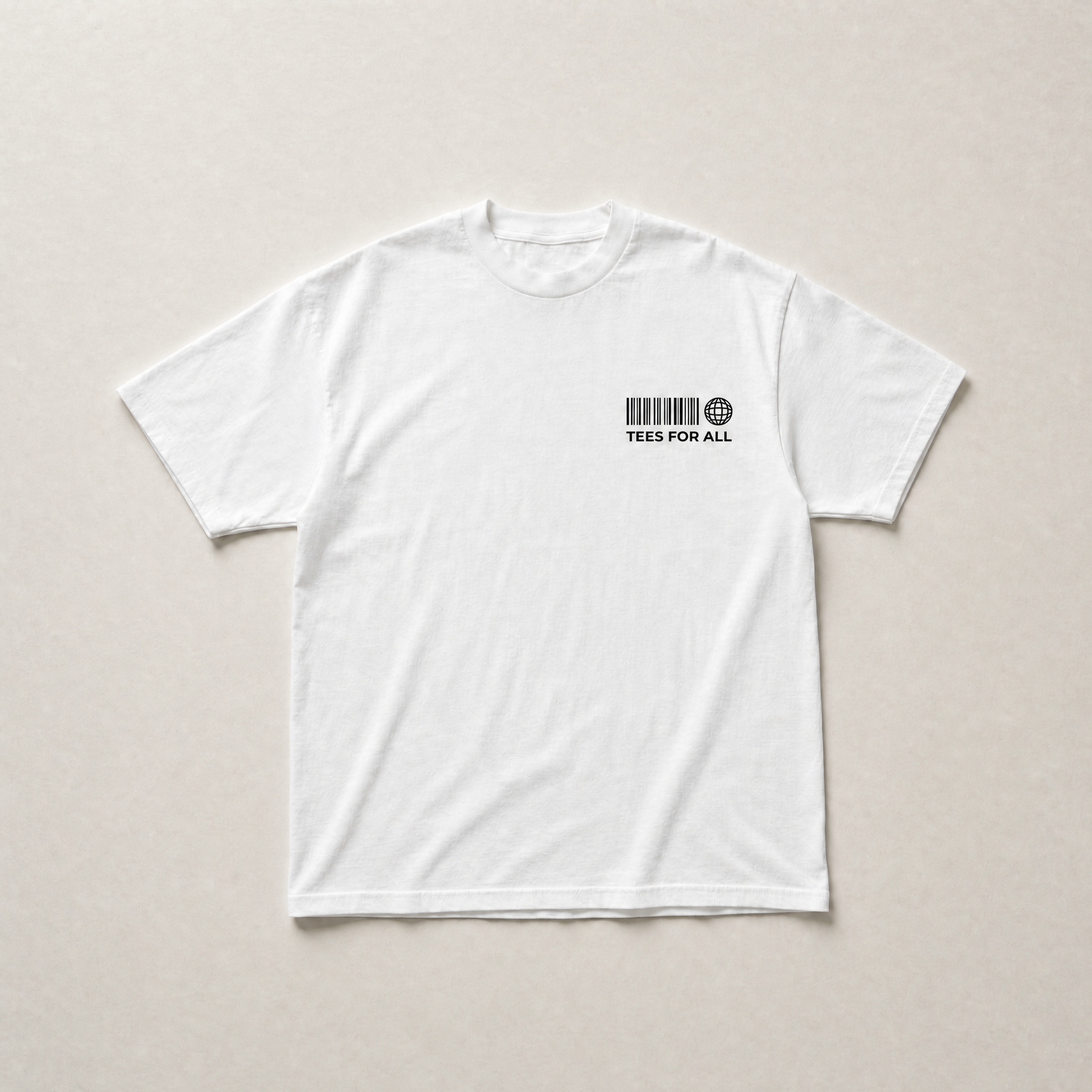 Small logo tee