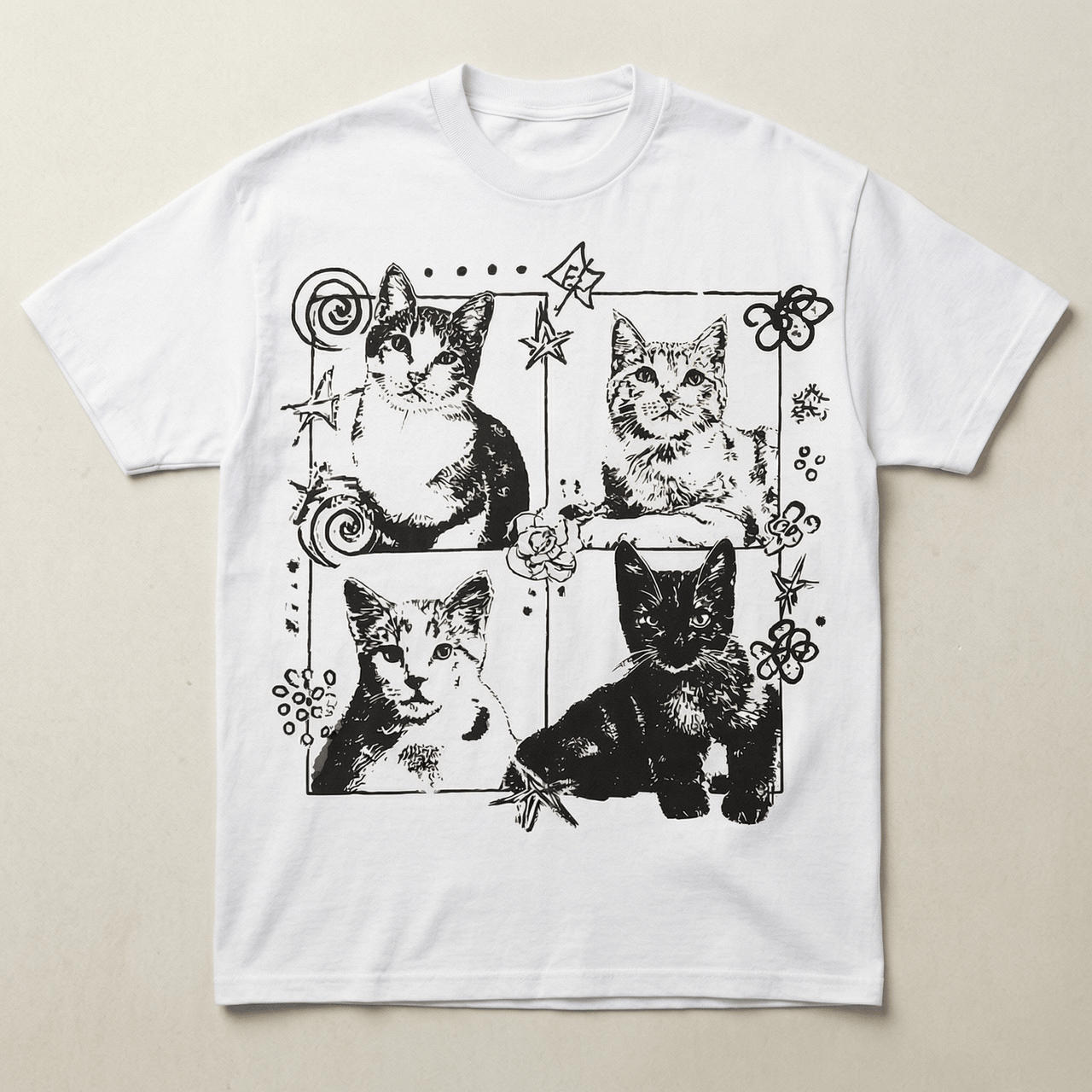 Star Cat tee
