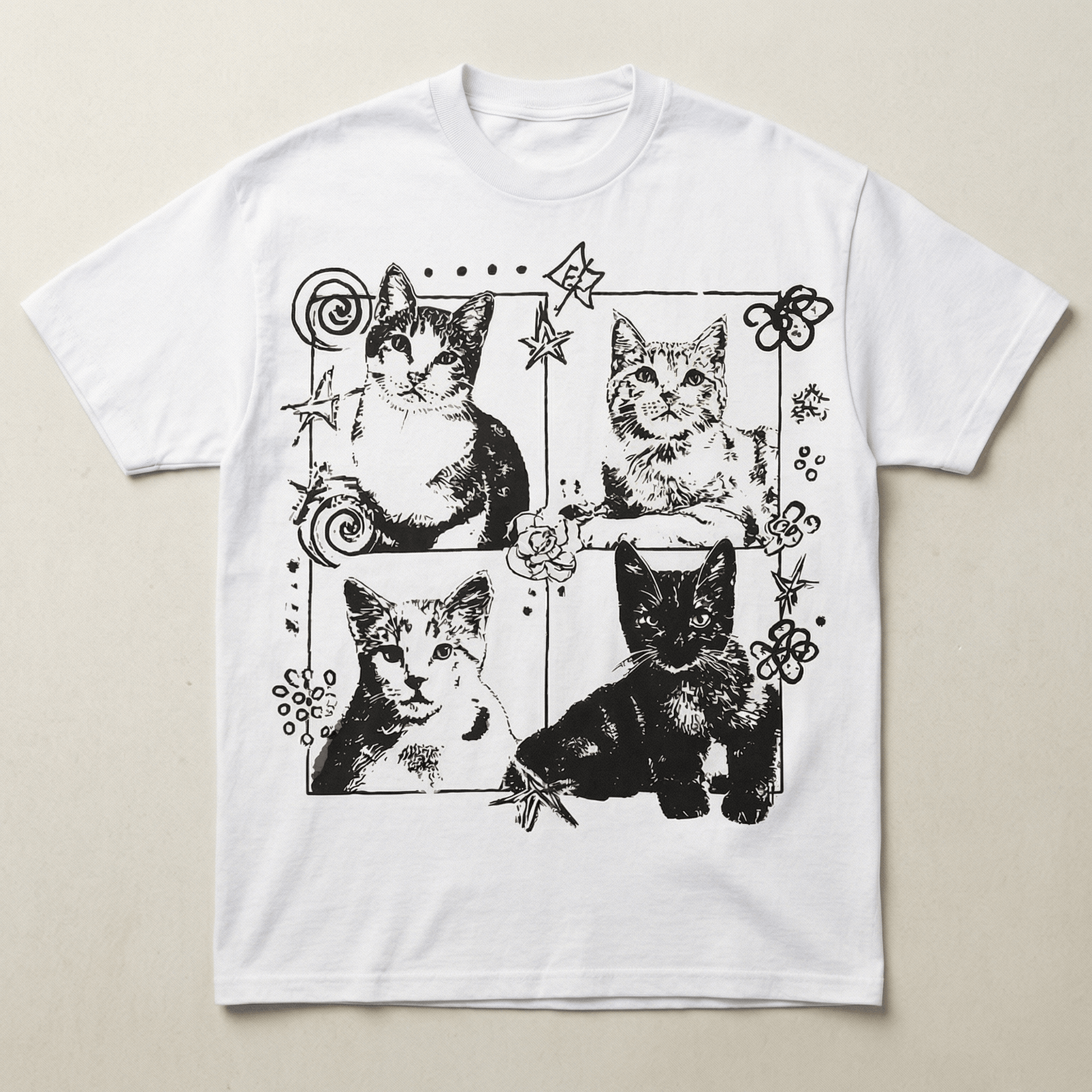 Star Cat tee
