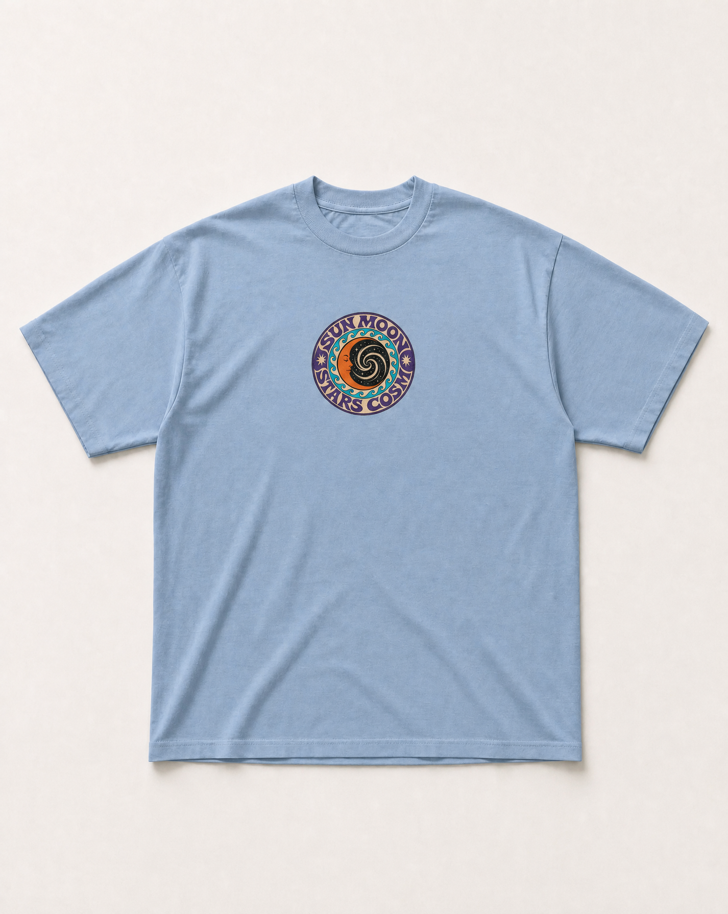 Sun moon heavyweight tee
