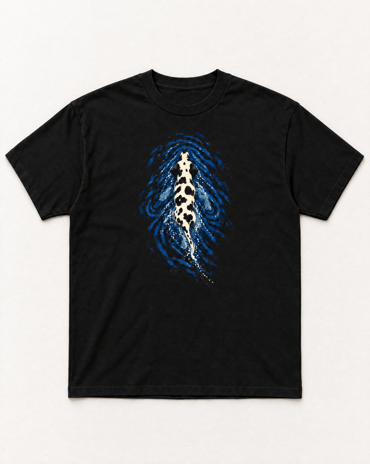 Swimming dalmatian heavyweight tee