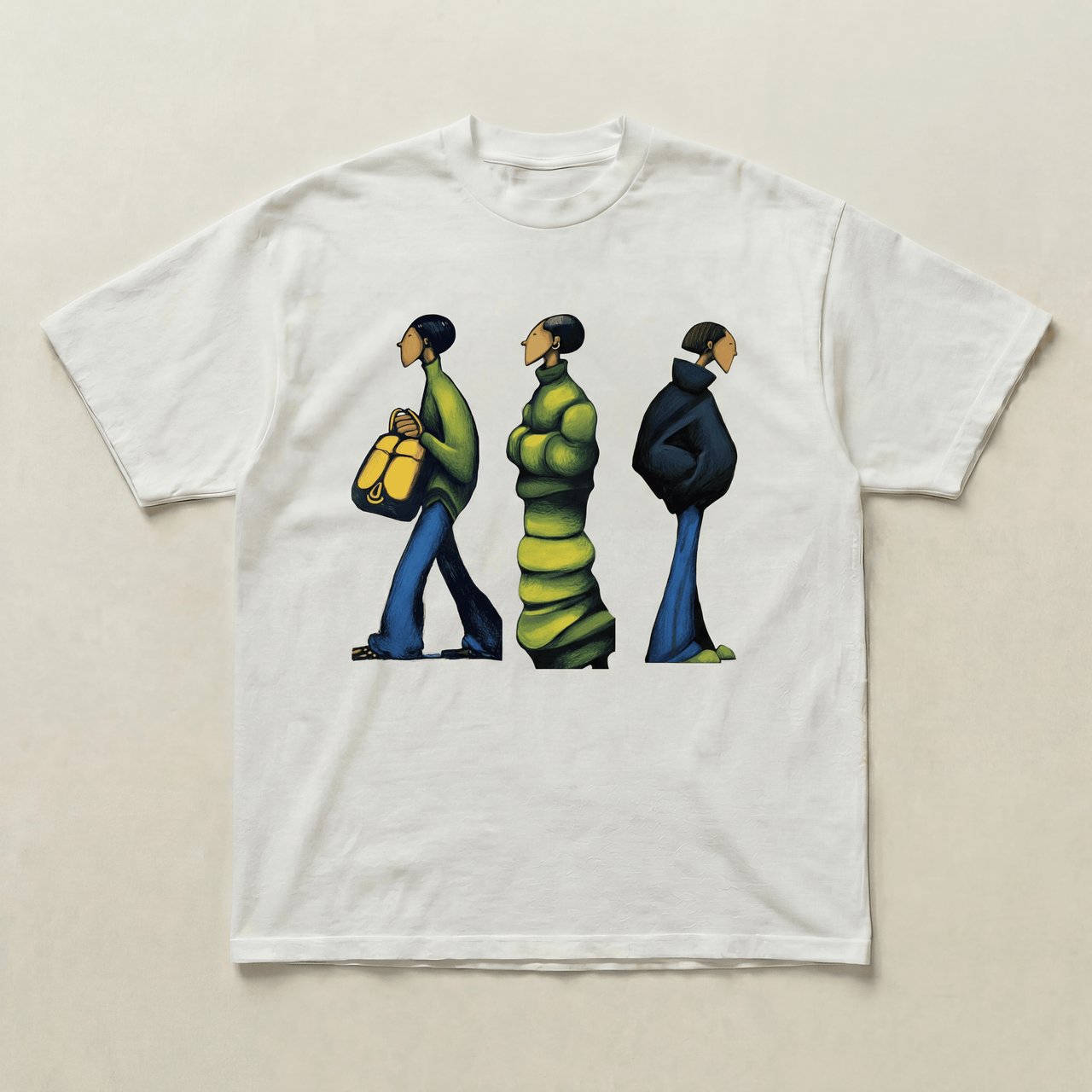 Three figures tee