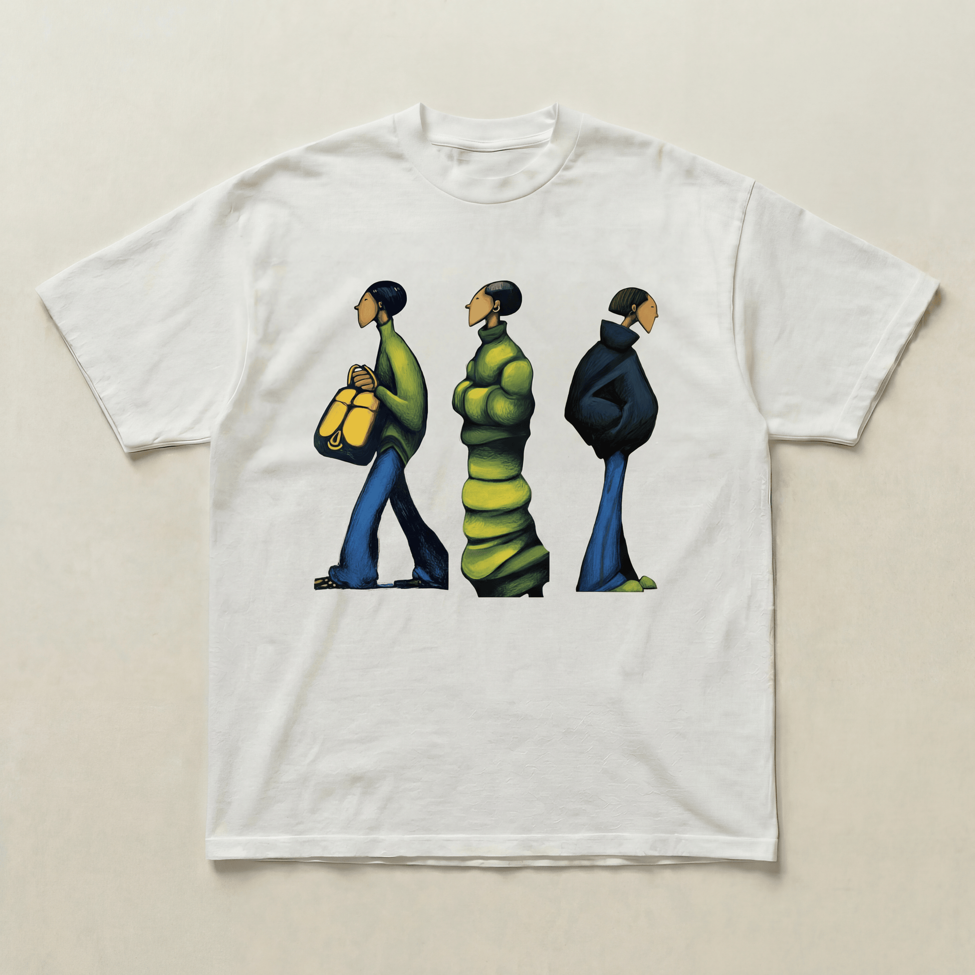 Three figures tee