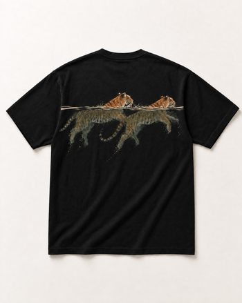 Black Tiger wade heavyweight tee