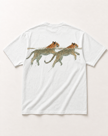 White Tiger wade heavyweight tee