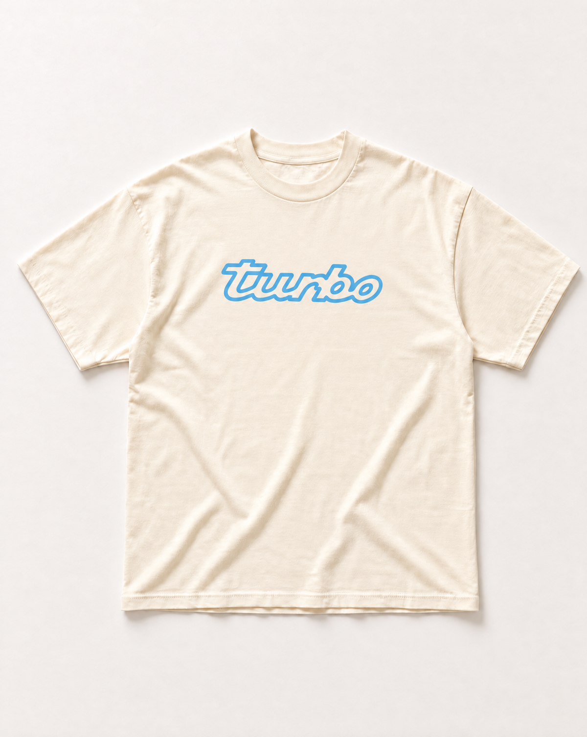 Cream Turbo heavyweight tee