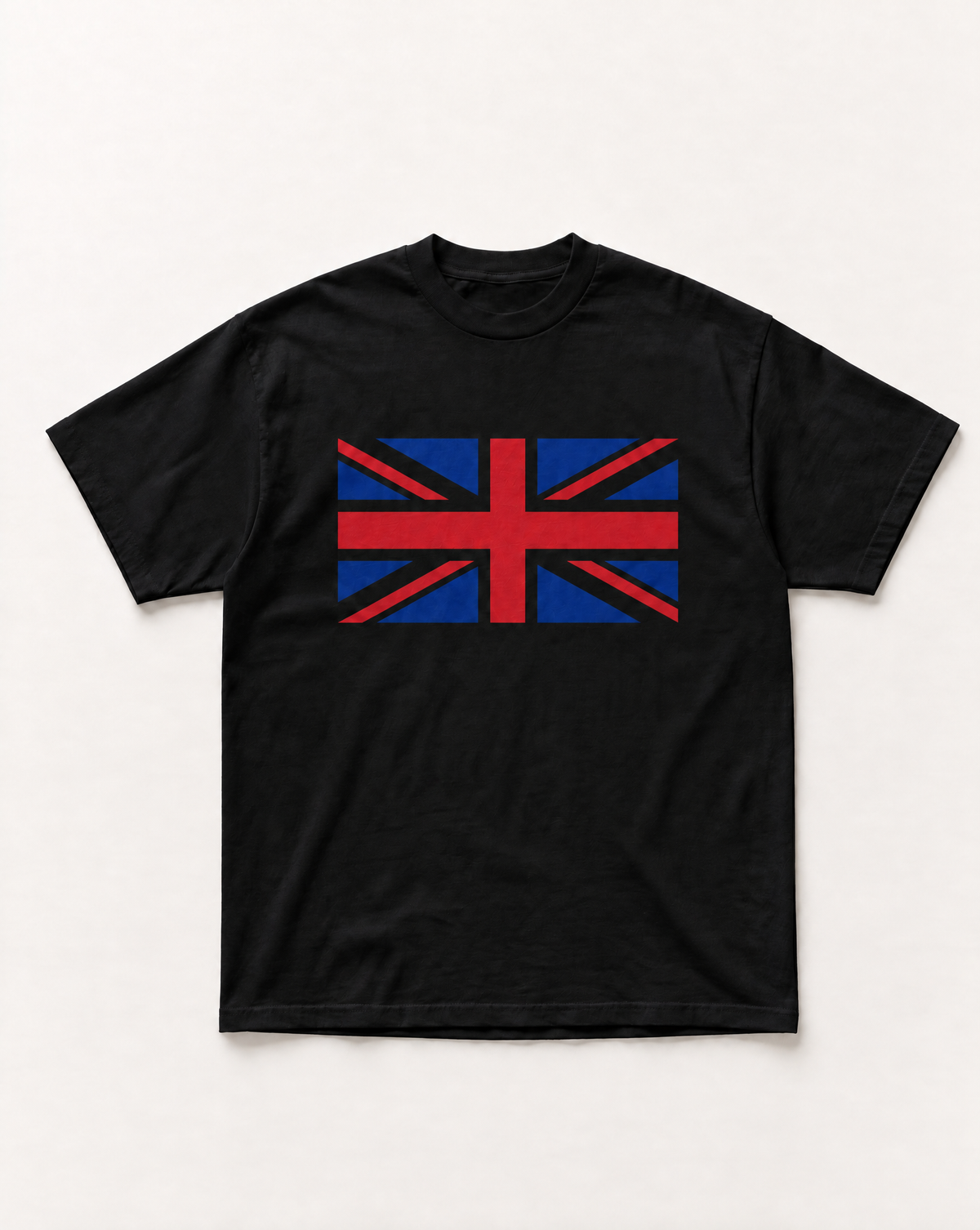 Black Union Jack Graphic heavyweight tee
