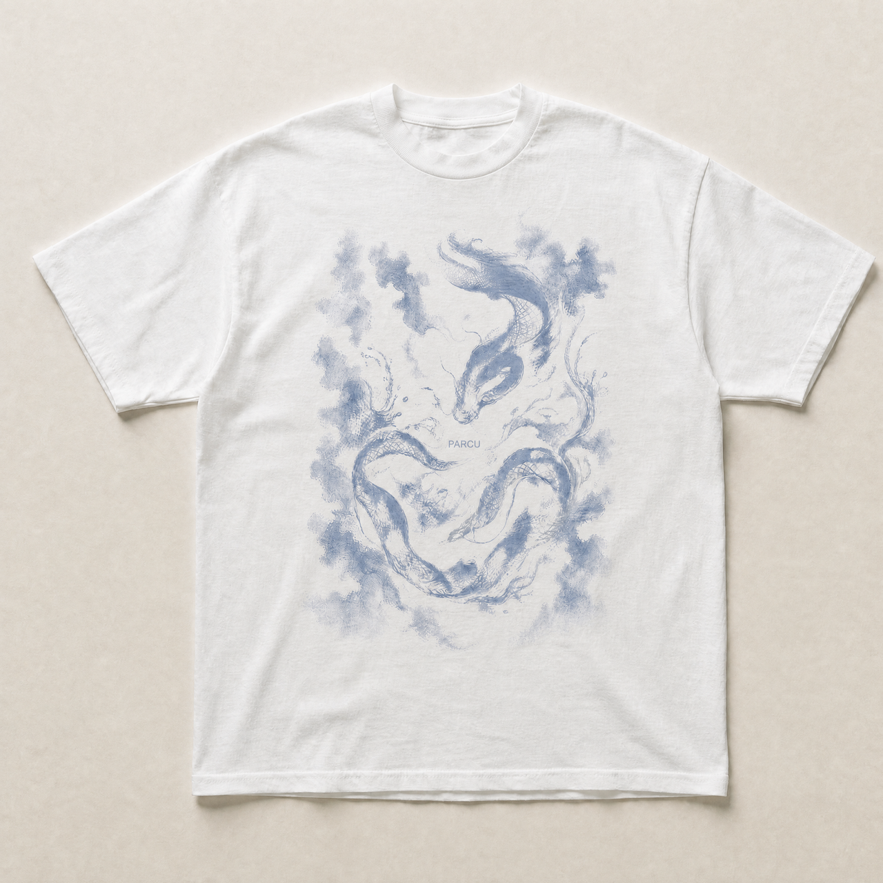 Watercolor dragon tee