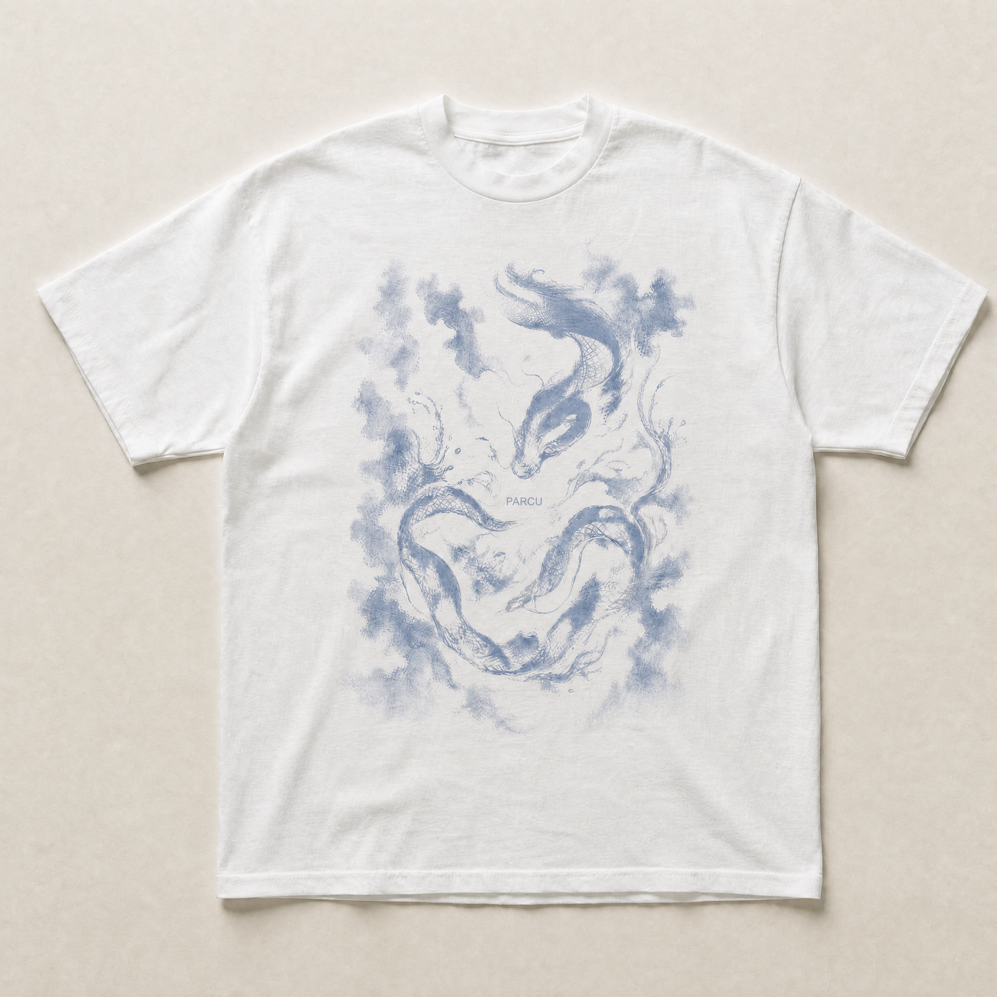 Watercolor dragon tee