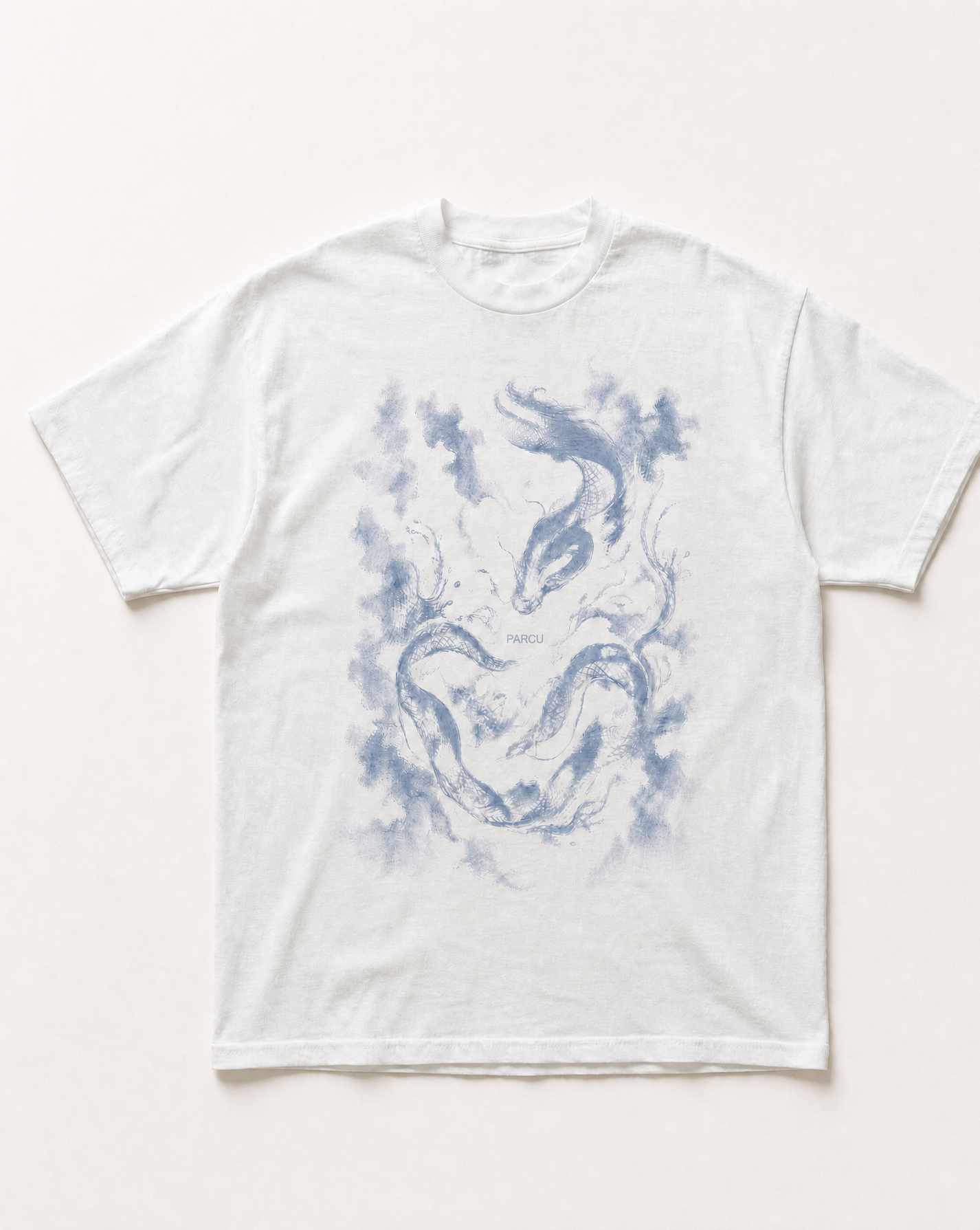 Watercolor dragon heavyweight tee