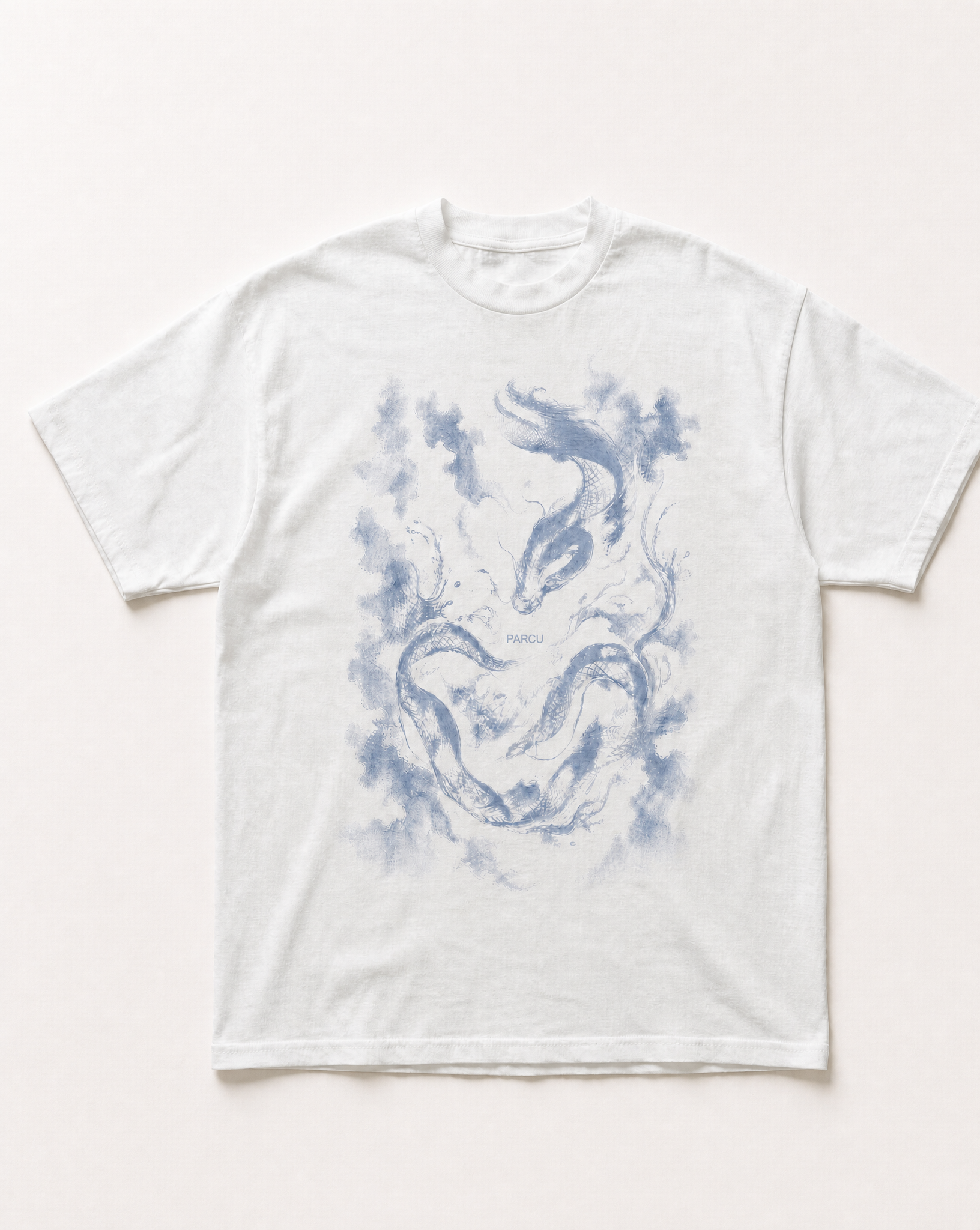 Watercolor dragon heavyweight tee