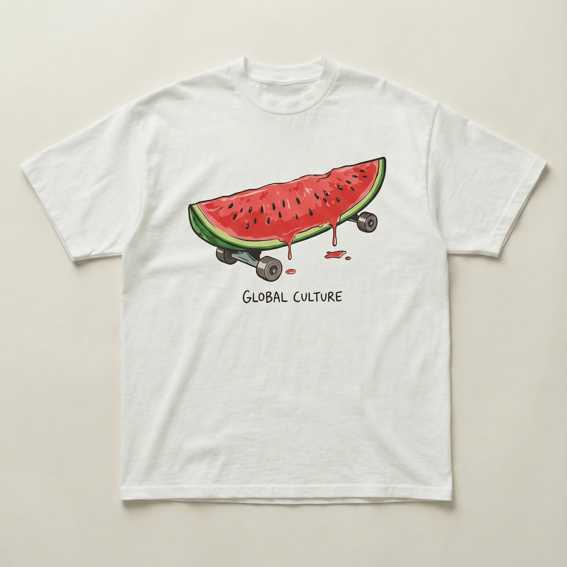 Watermelon skate tee
