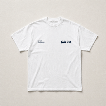 White Ceramic tee - back view
