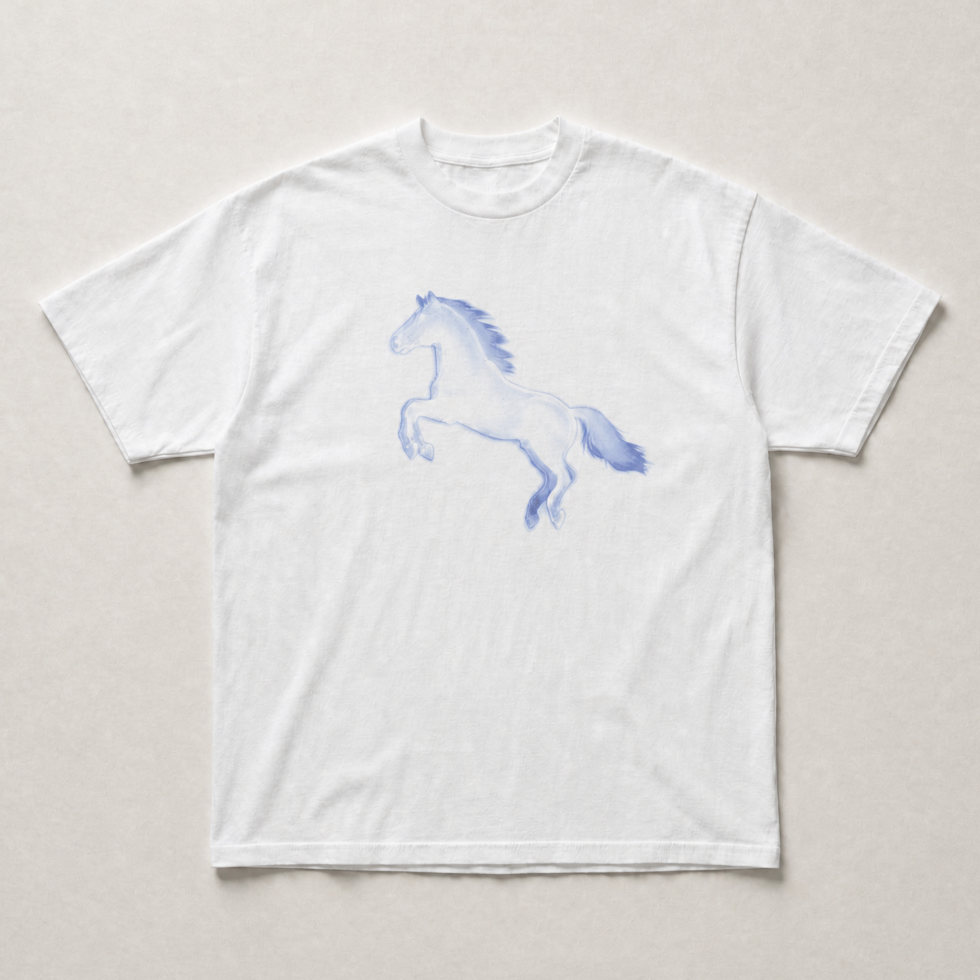 White horse tee