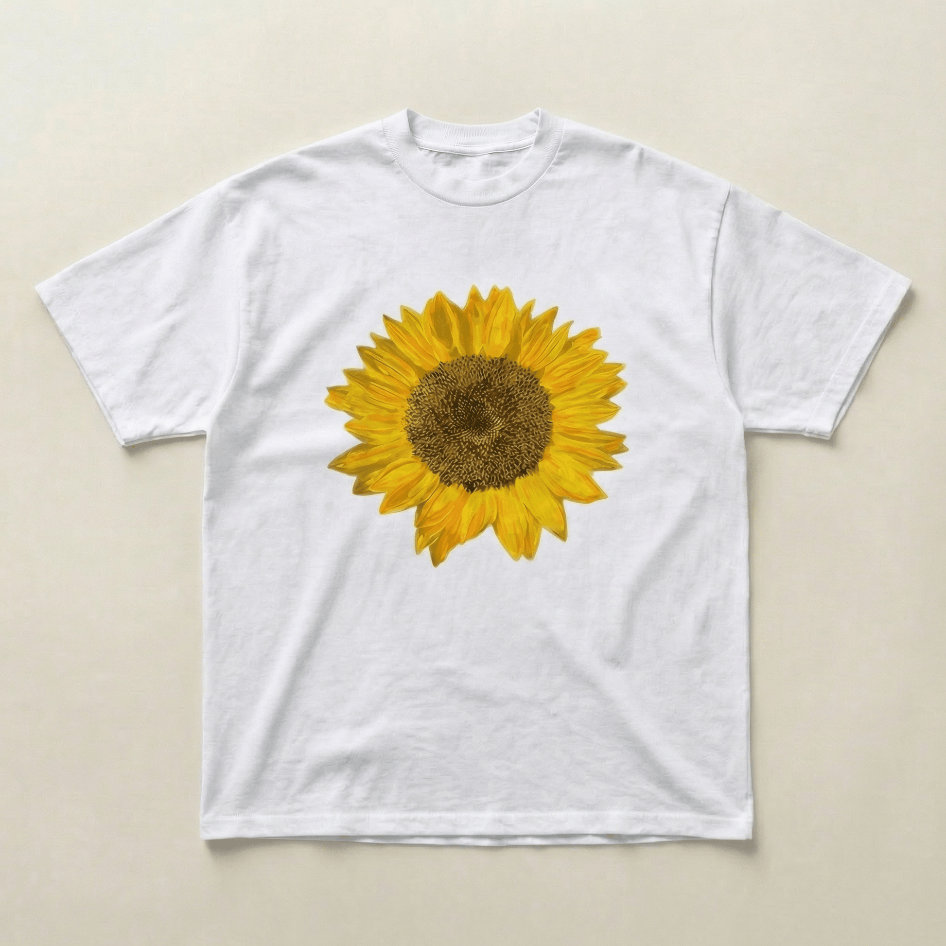 White Sunflower tee