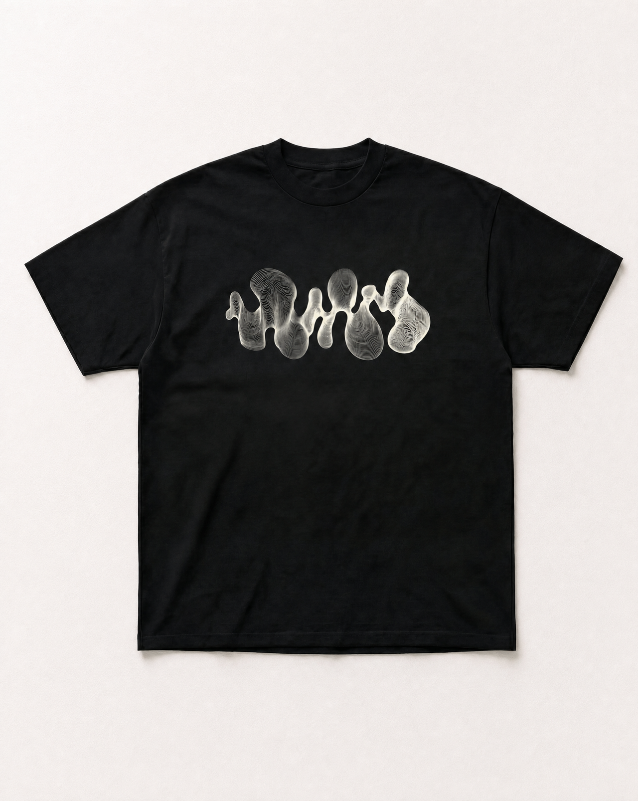 White noise heavyweight tee