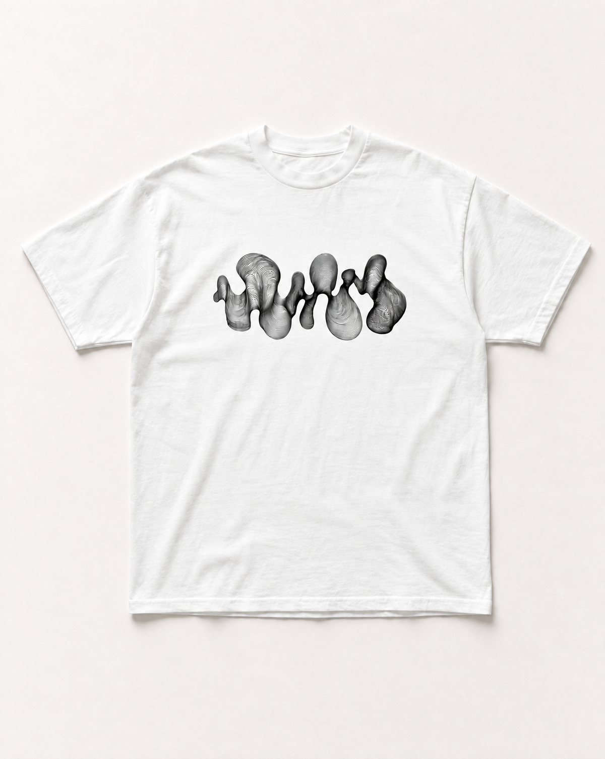 White noise heavyweight tee