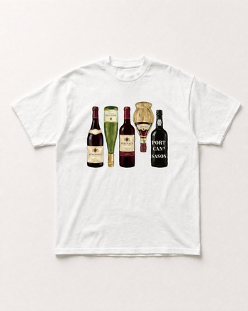 Wine Heavyweight tee, parcu 280gsm heavyweight cotton tee